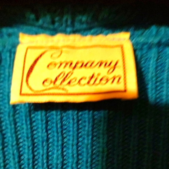 🐦Glorious Vtg 80's Rich Turquoise Crochet Woven Bell Sleeve Cardigan Sweater -S - Picture 15 of 16